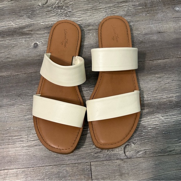 Universal Thread Shoes - Universal Thread Cream Double-Strap Sandals